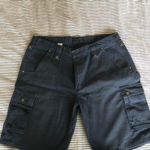 Carhartt Navy Work Shorts Size 36
